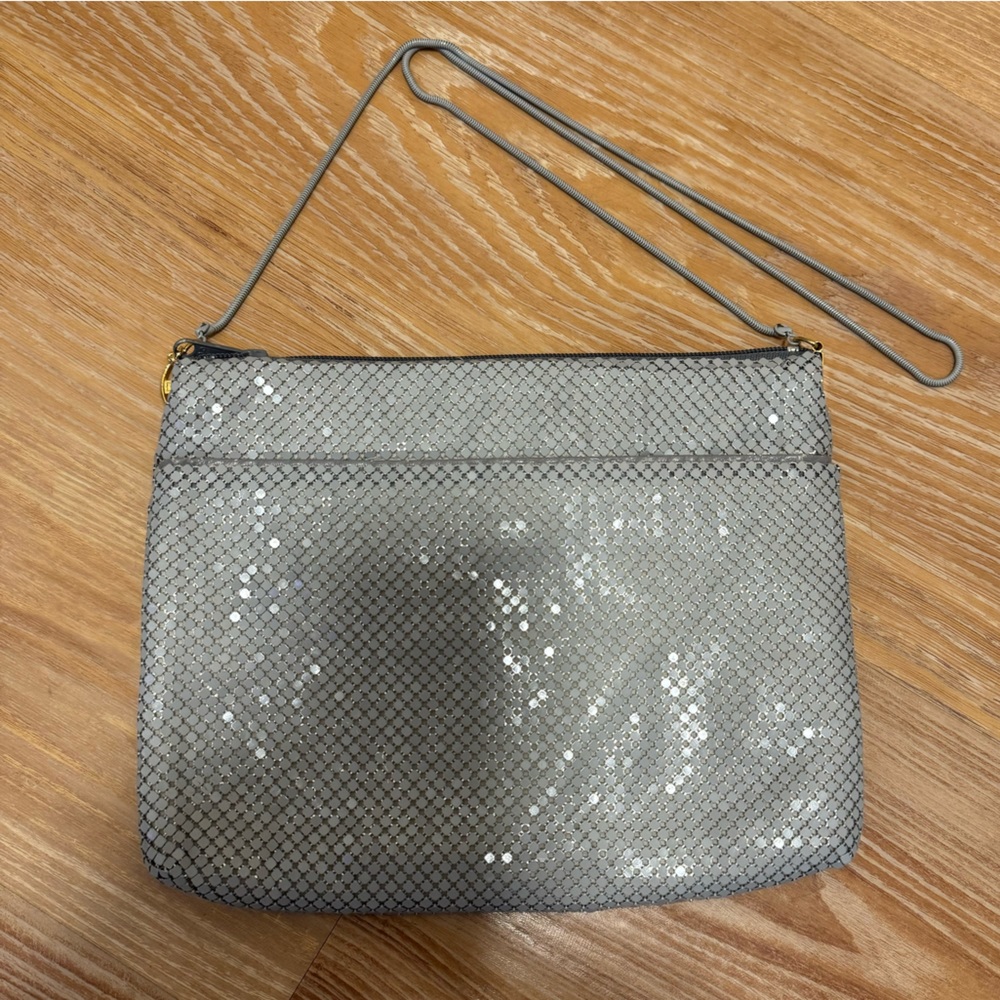 Vintage mesh chain medium sized clutch bag